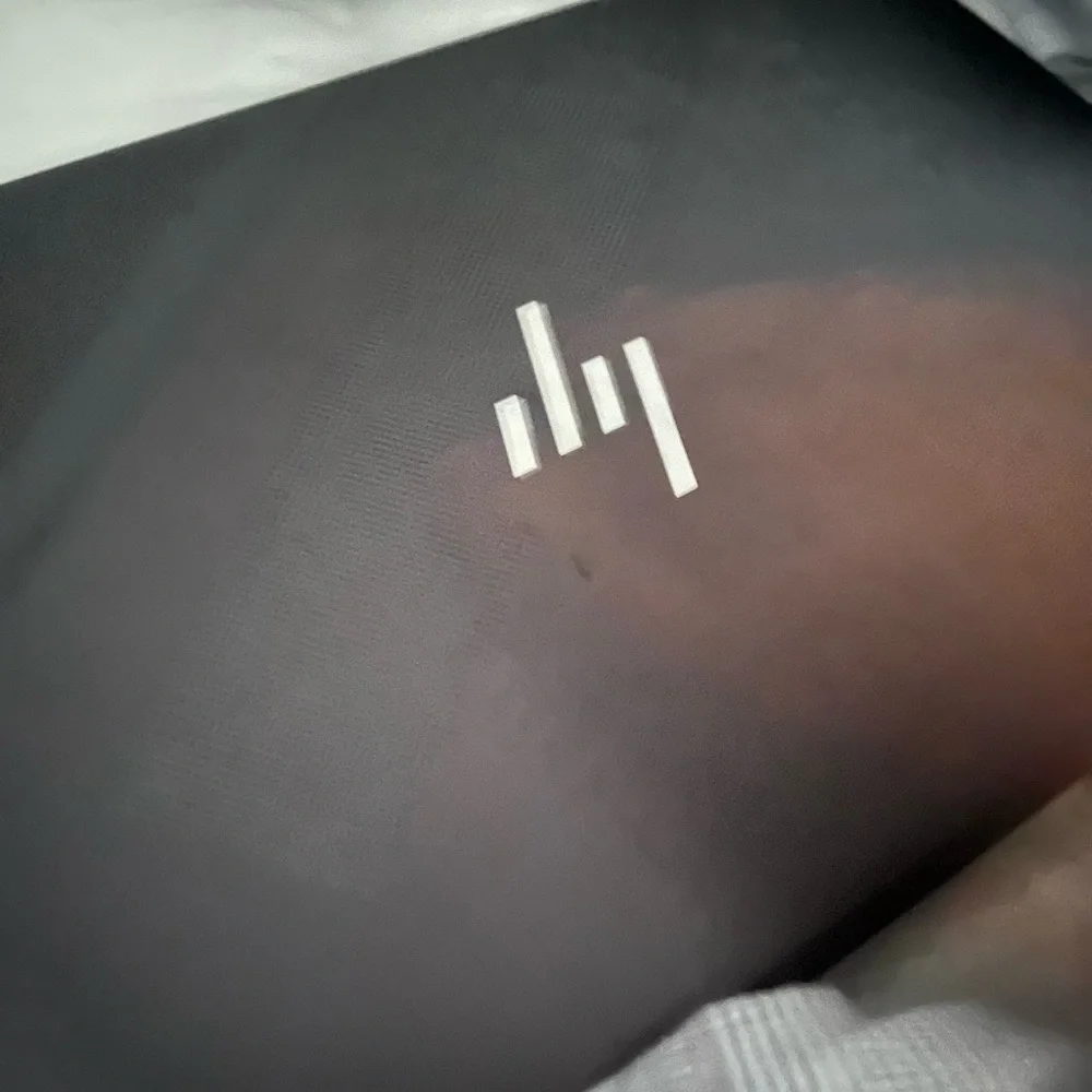 Black hp touchless computer with do studios